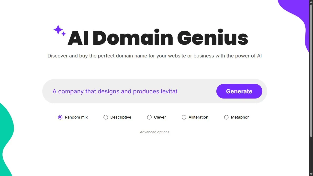AI Domain Genius 1
