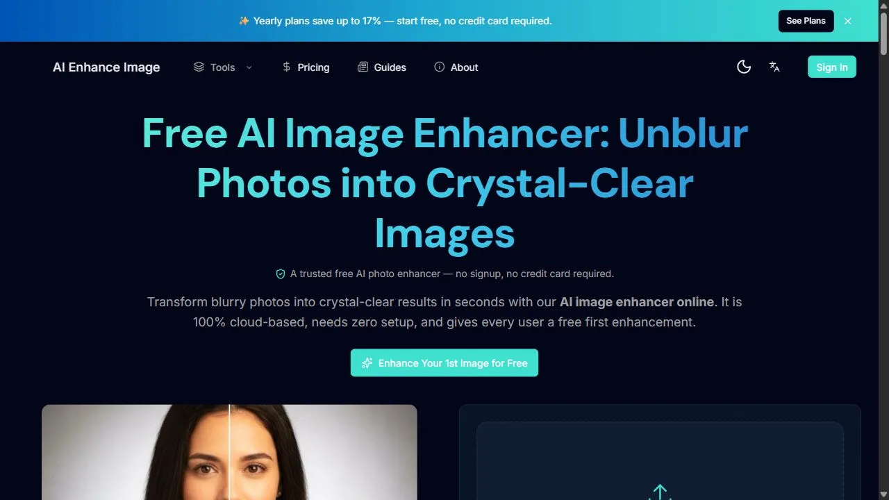 AI Enhance Image.com 1