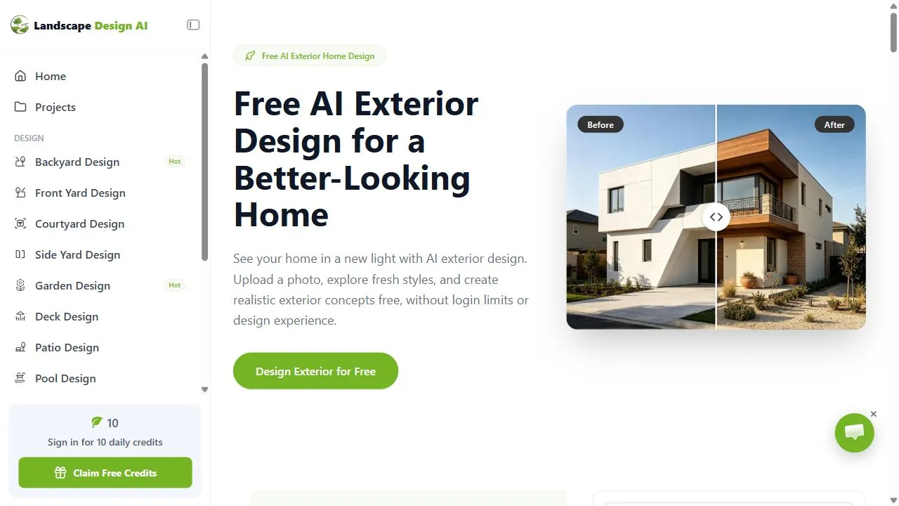 AI Exterior Design Generator