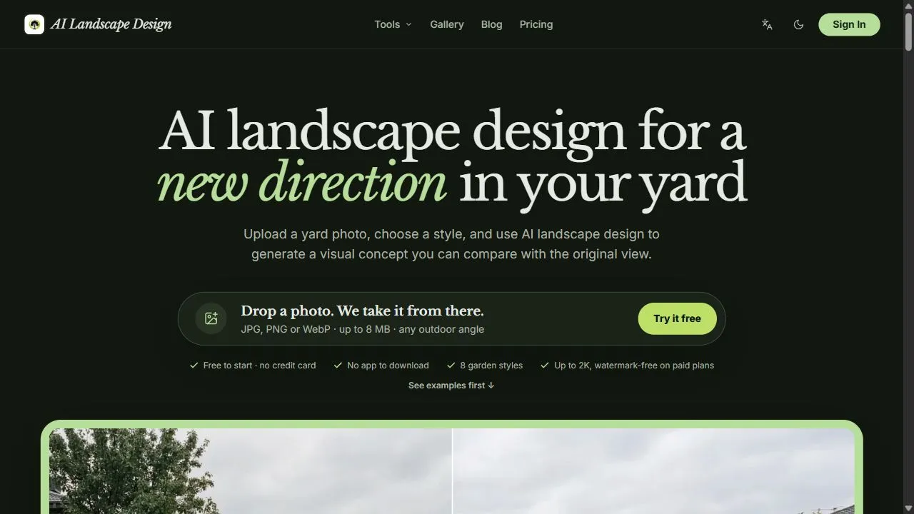 AI Landscape Garden