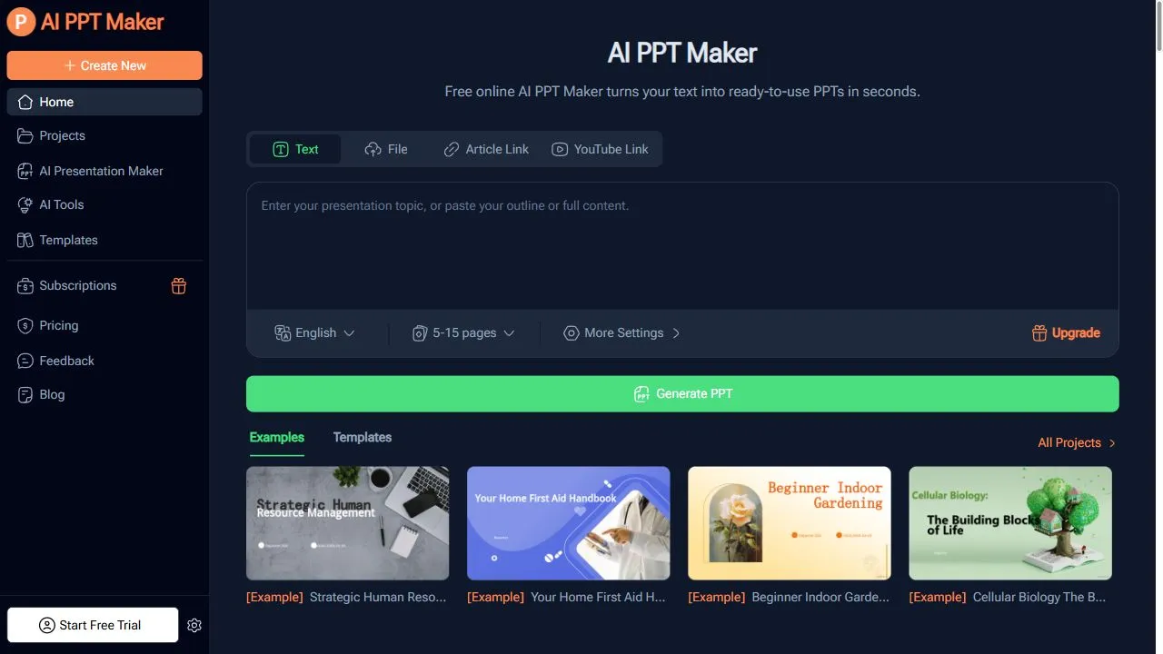 AI PPT Maker 1