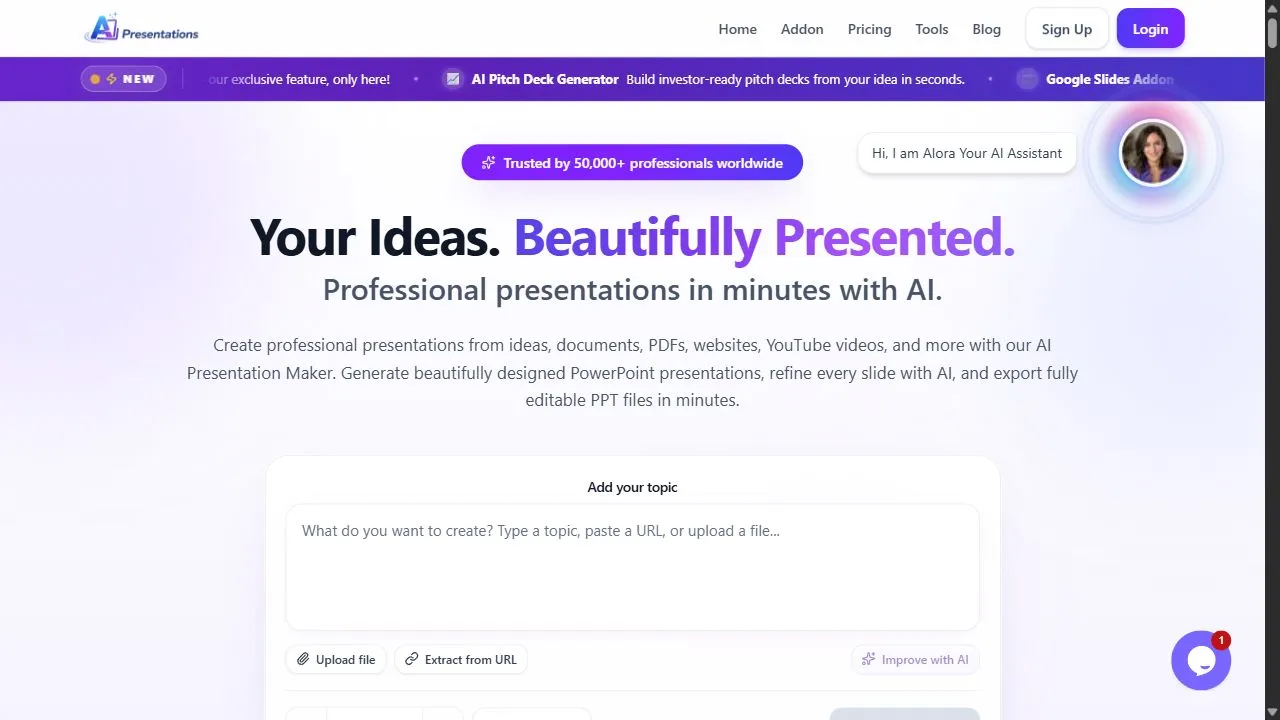 AI Presentations App 1