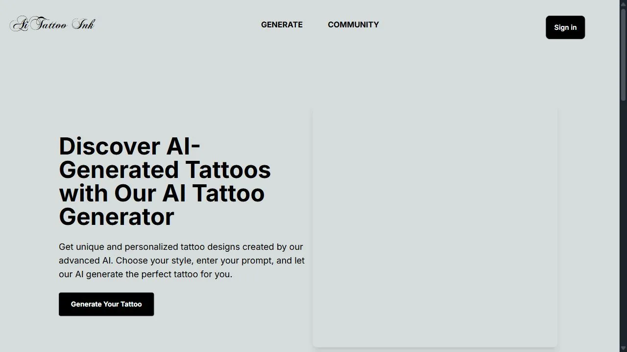 AI Tattoo Ink 1