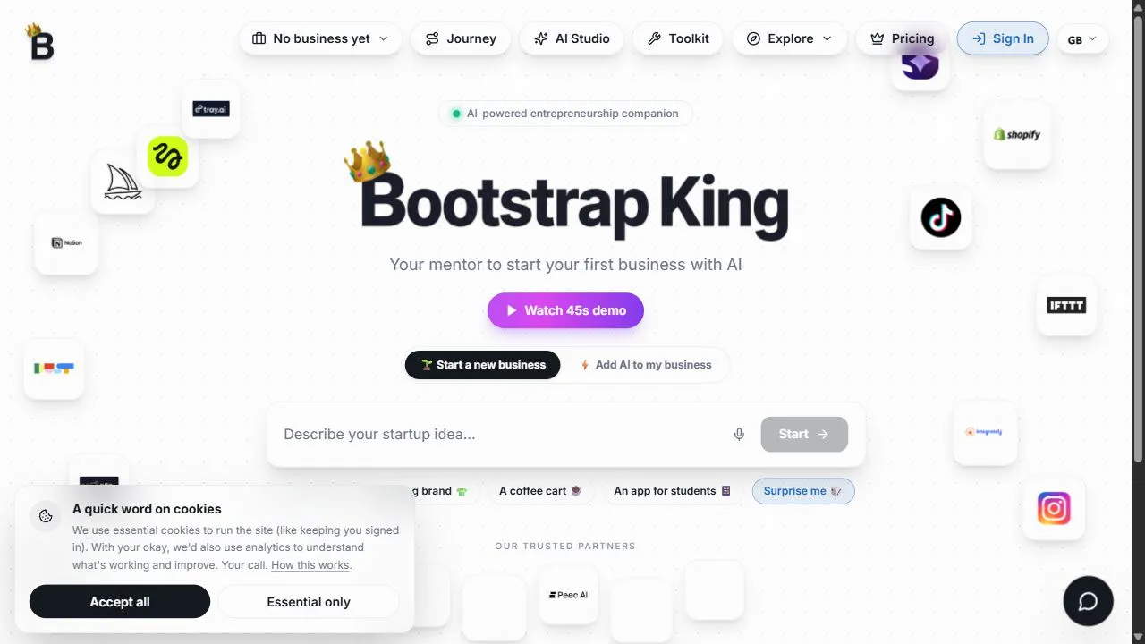 Bootstrap King 1