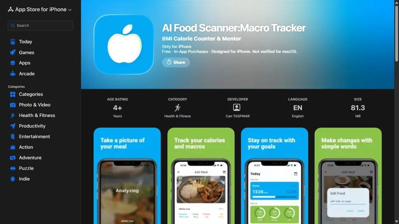 CalorieAI - Photo Meal Tracker 1
