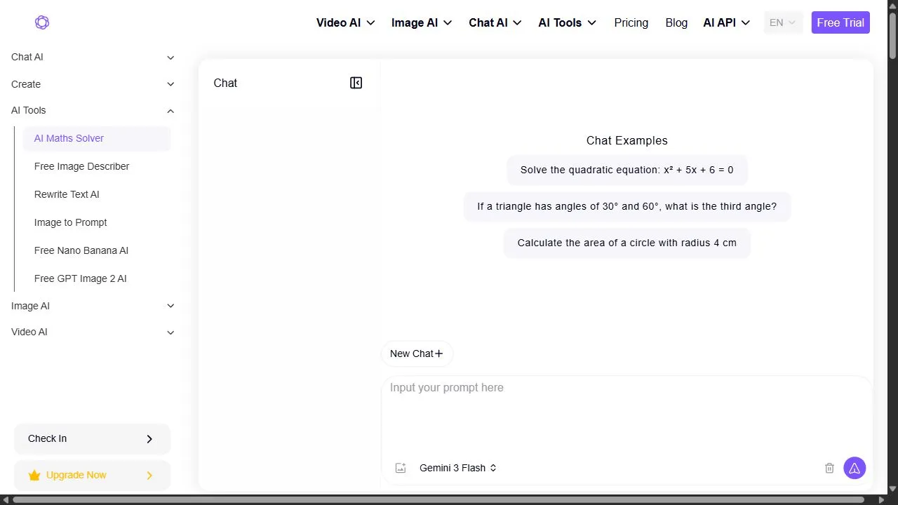 Chat 4O AI | Math Solver 1