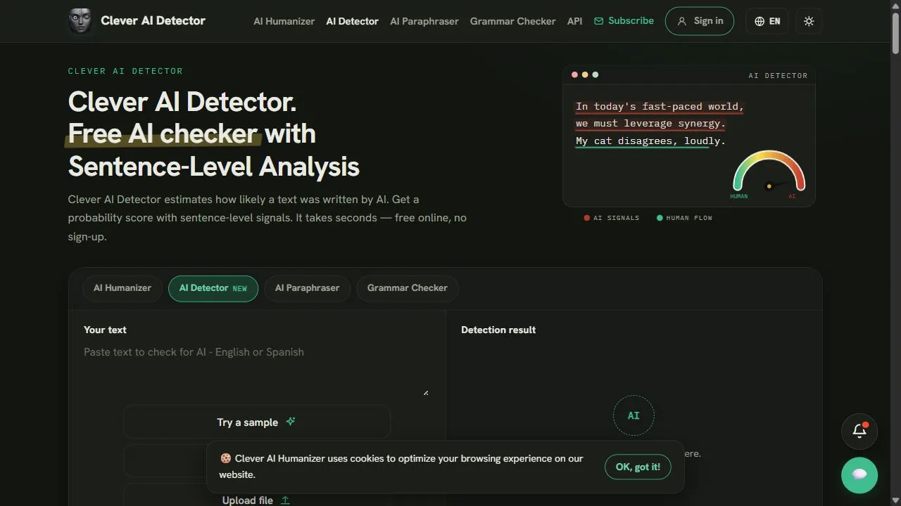 Clever AI Detector 1