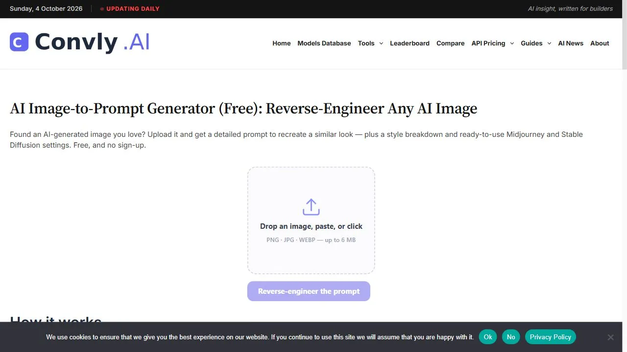Convly AI Image-to-Prompt 1