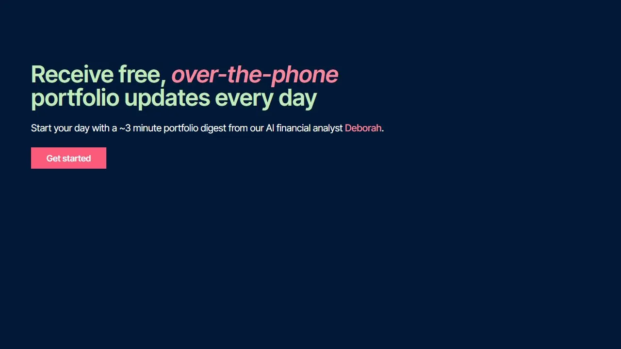 Deborah - Daily Portfolio Updates 1