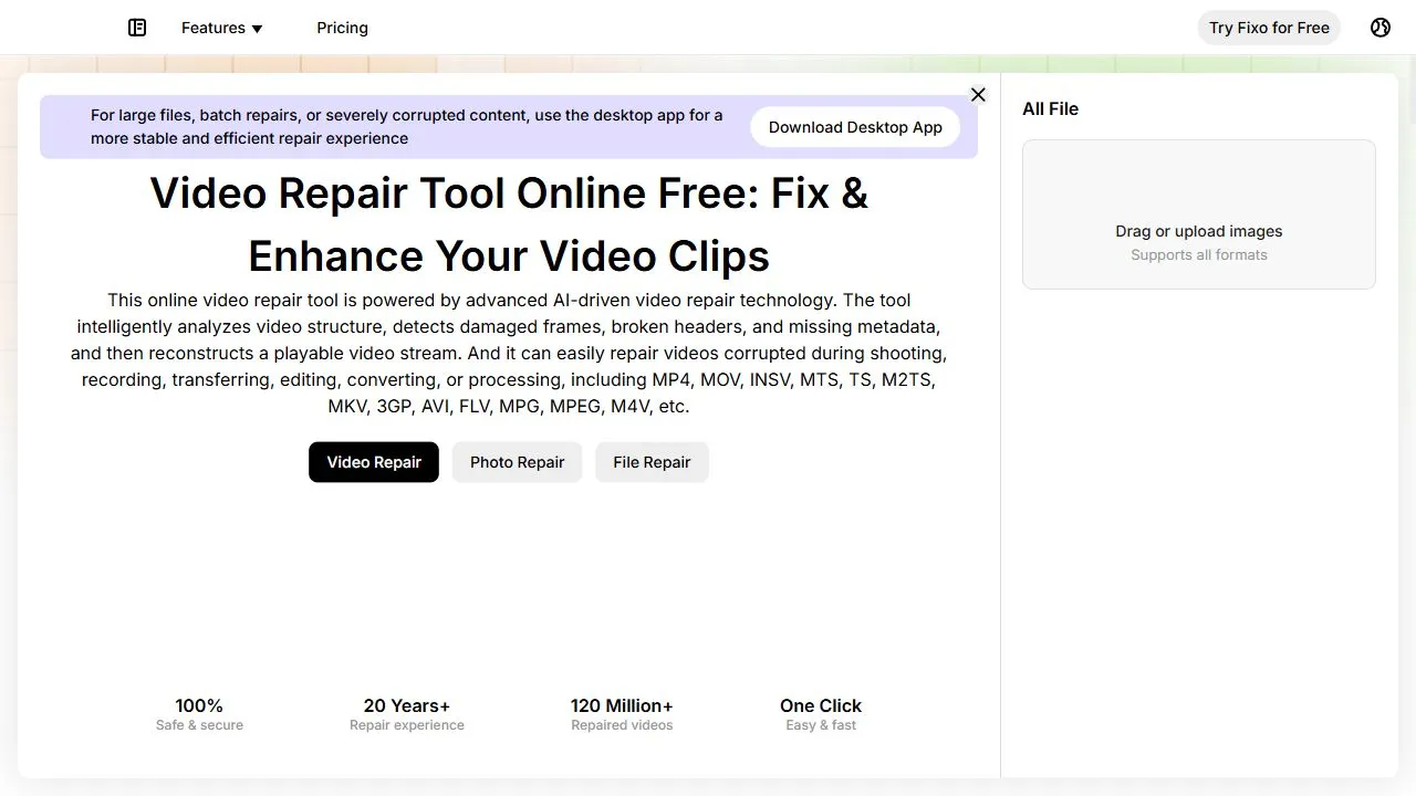 EaseUS Online Video Repair