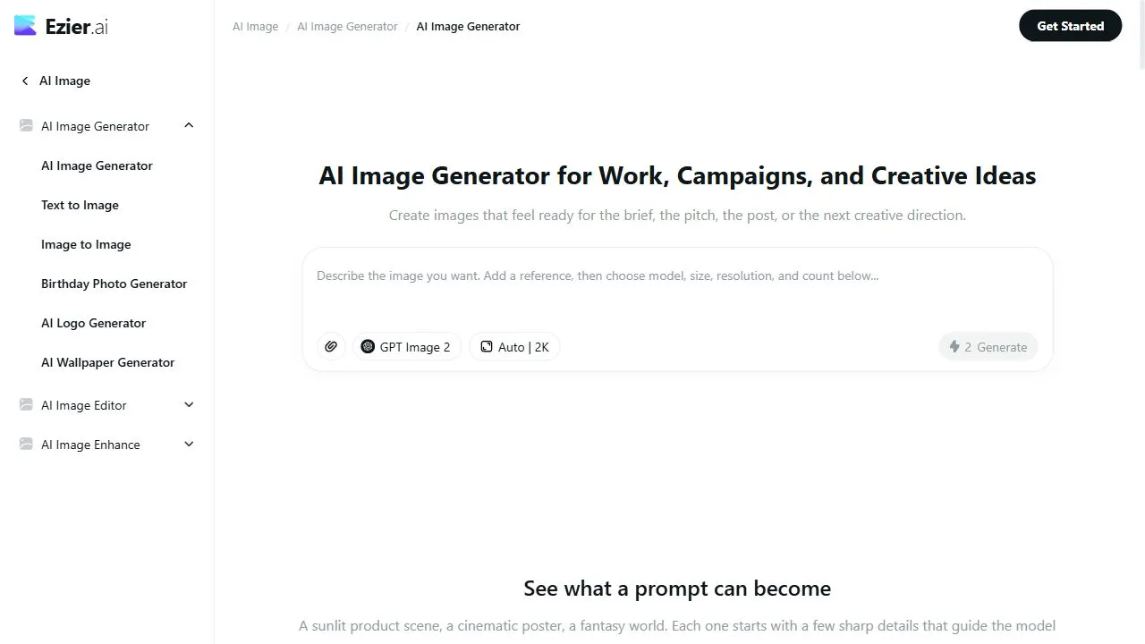 Ezier | AI Image Generator 1