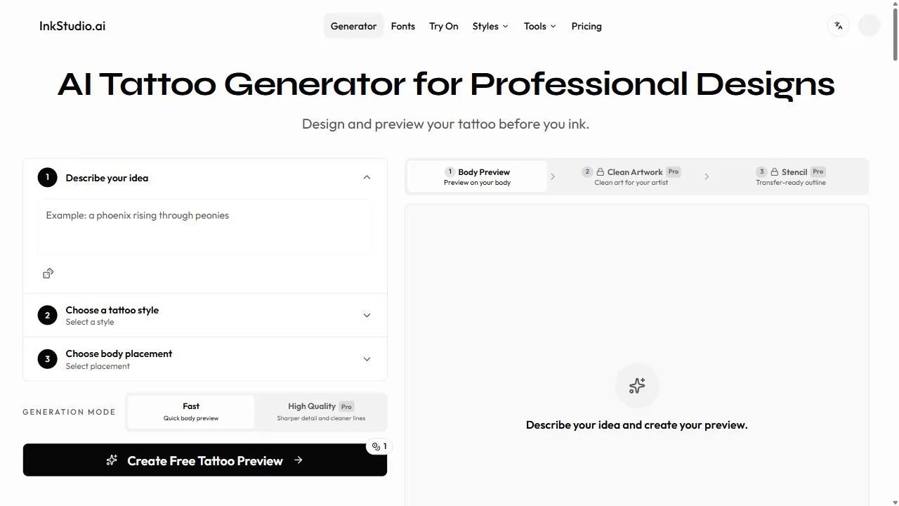 InkStudio AI