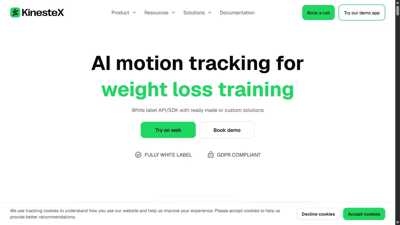 KinesteX AI Personal Trainer in your Digital Health Platform