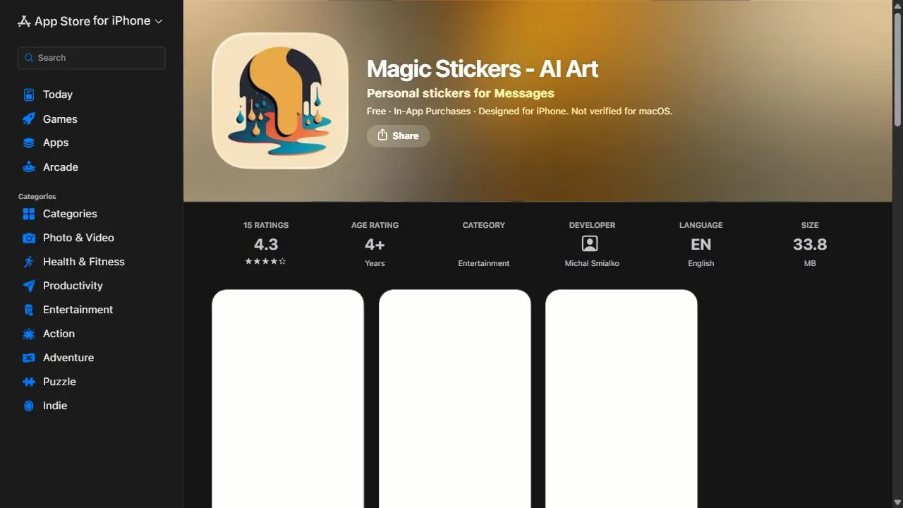 Magic iMessage Stickers 1