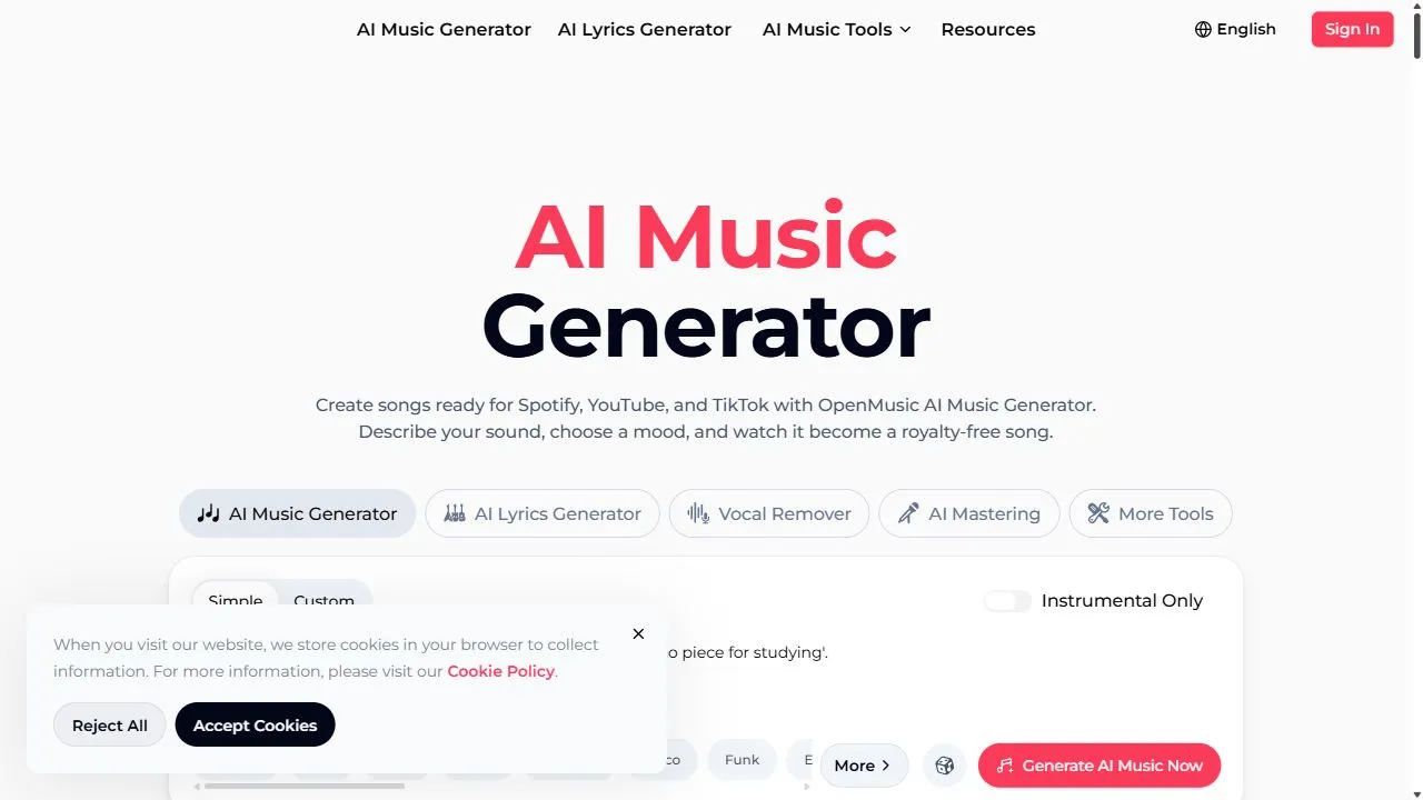 OpenMusic AI 1