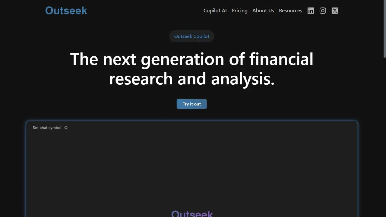 Outseek Financial Terminal 1