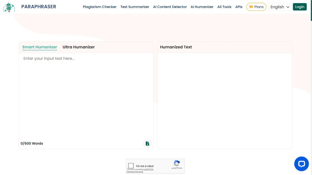 Paraphraser.io AI Humanizer 1