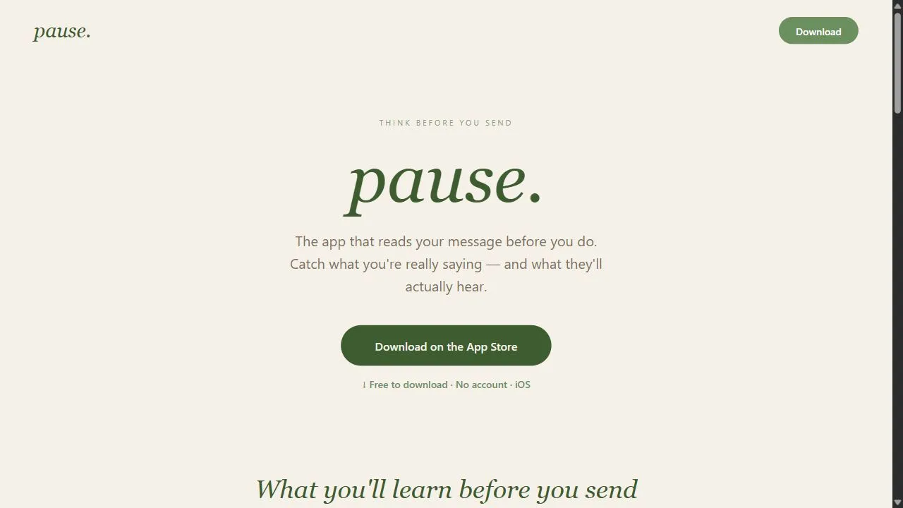 pause 1