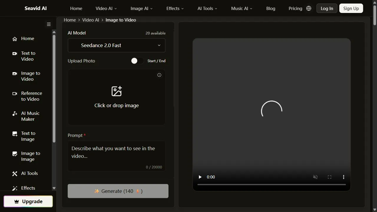 Seavid AI | Image to Video Generator