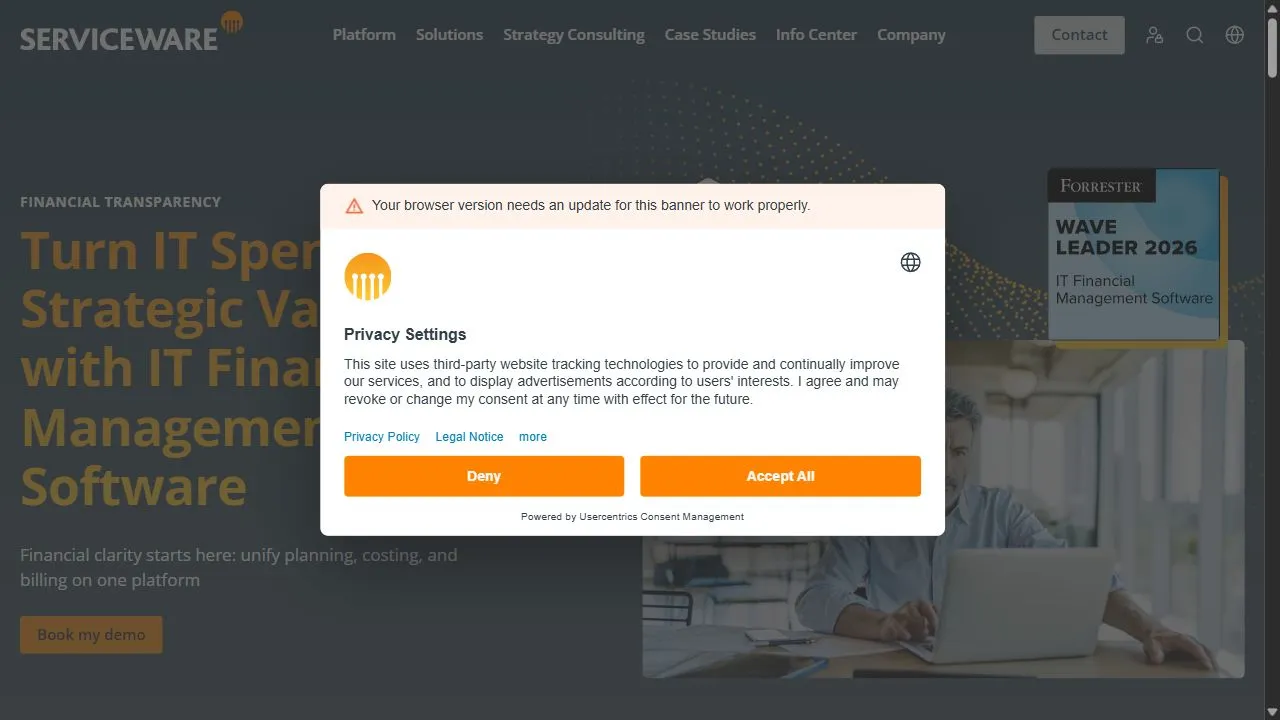 Serviceware ITFM Software 1