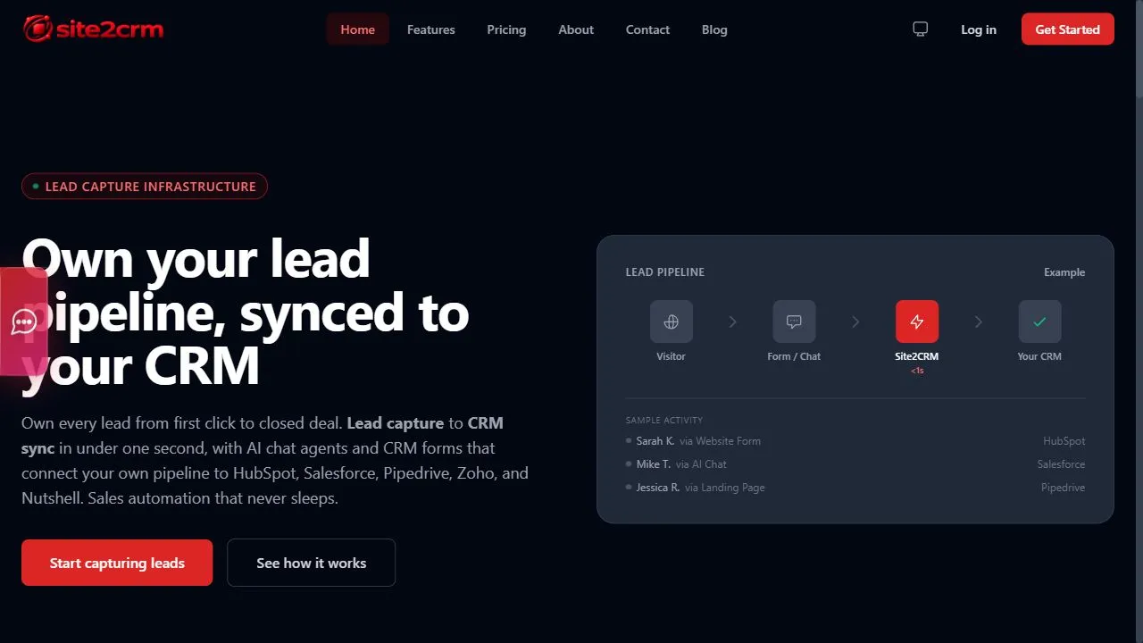 Site2CRM