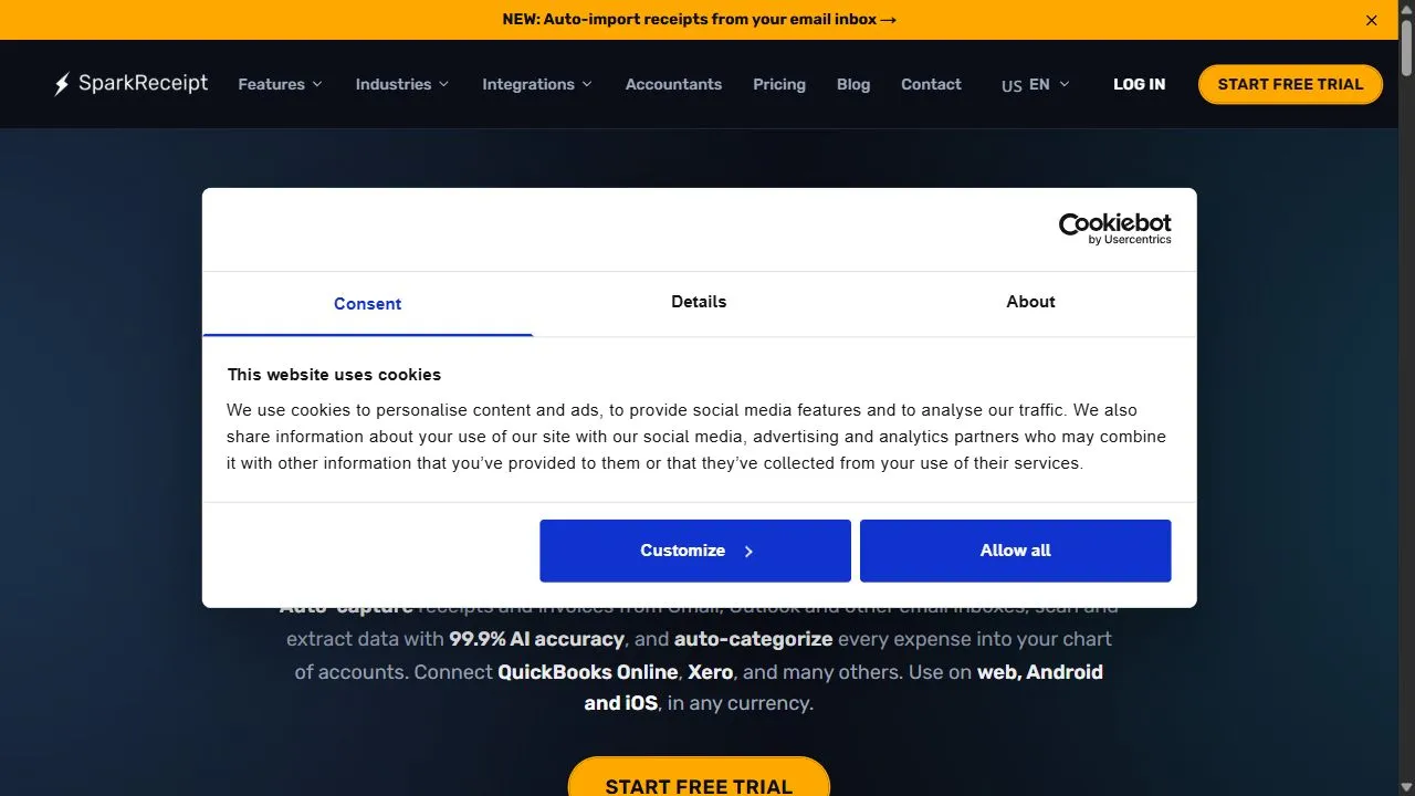 SparkReceipt 1