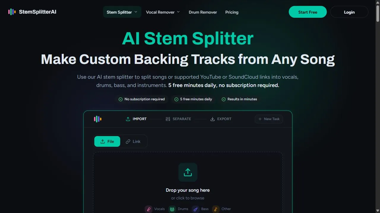 StemSplitterAI 1