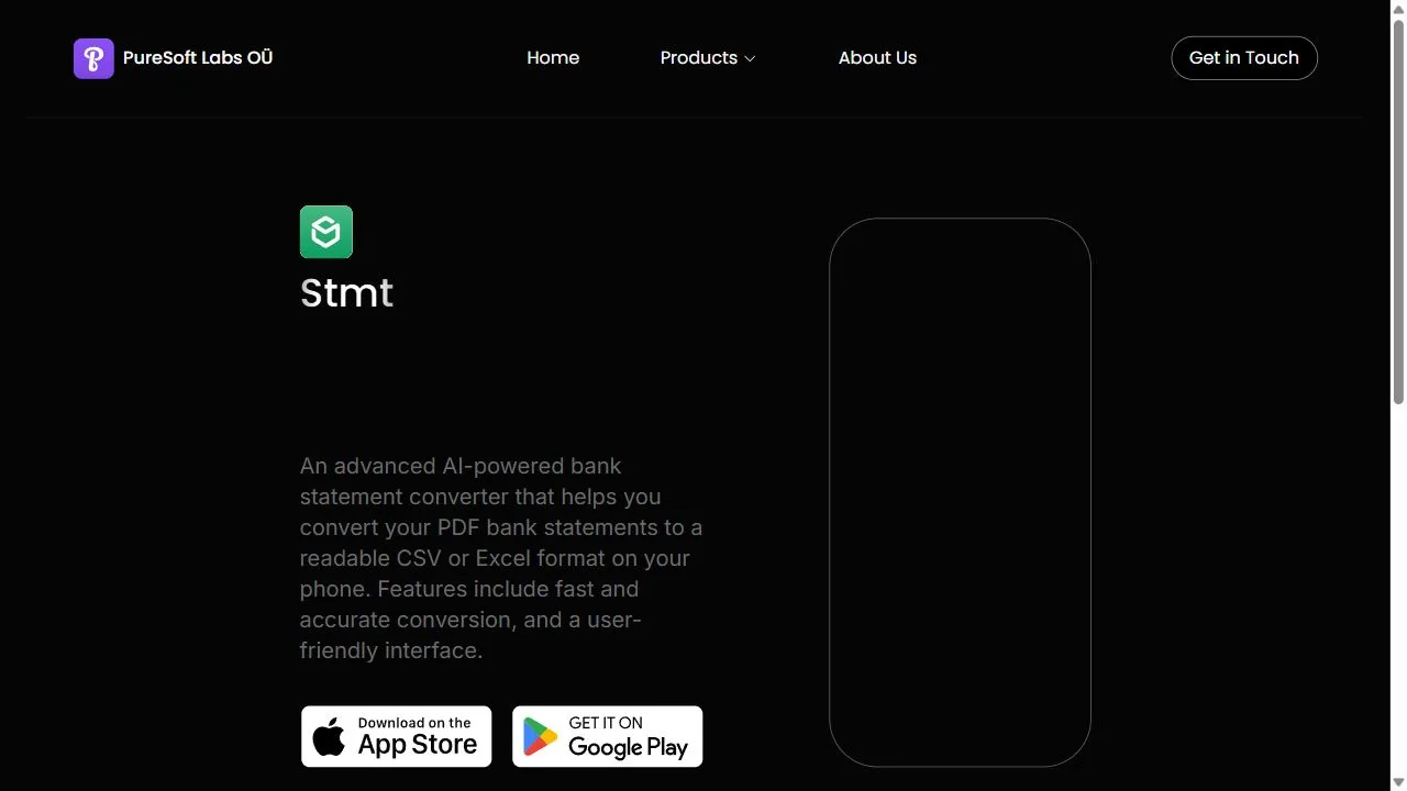 Stmt: Bank Statement Converter