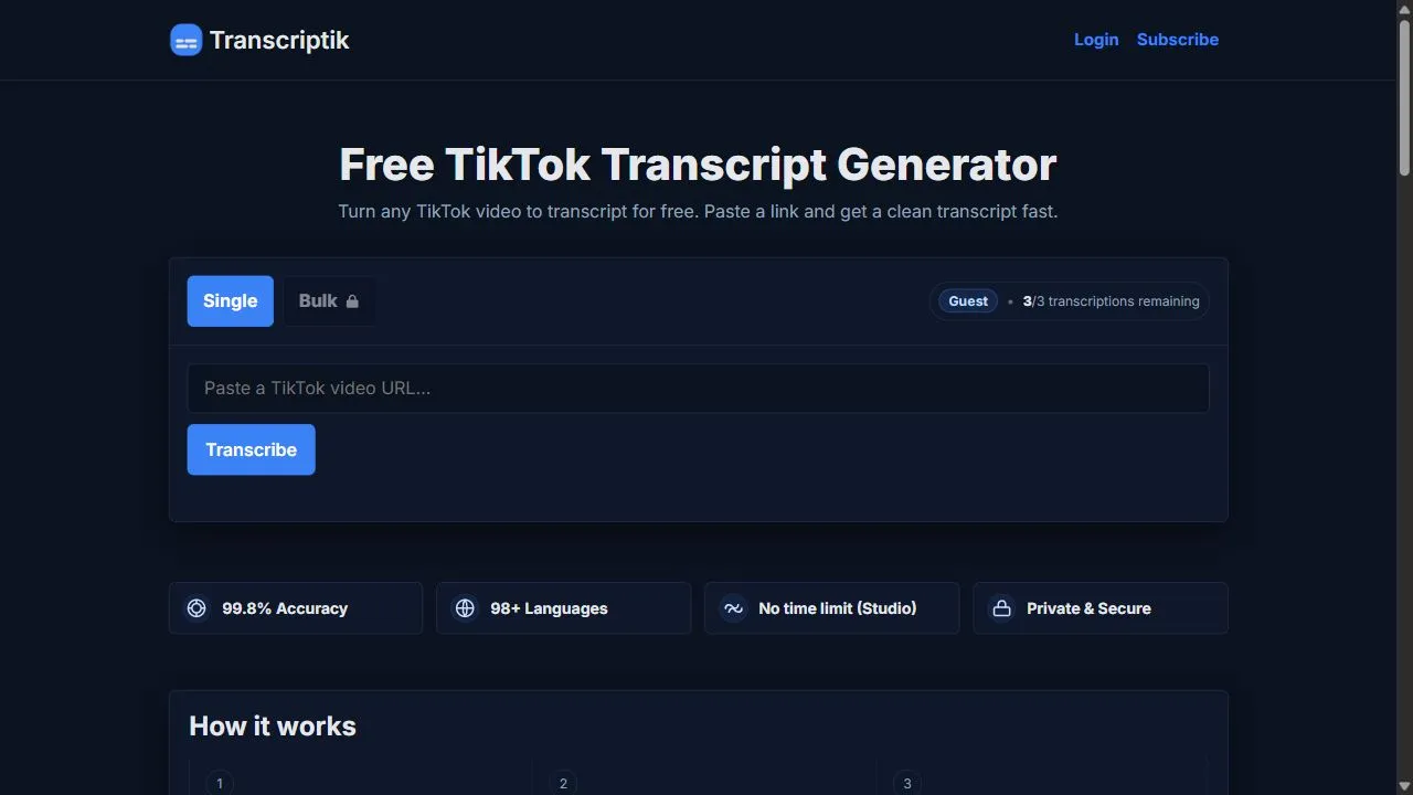 Transcriptik 1