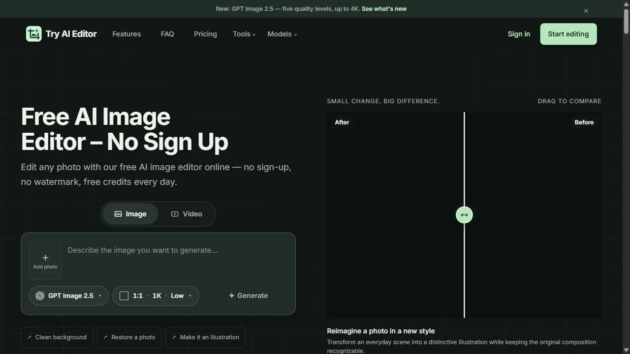 Try AI Editor
