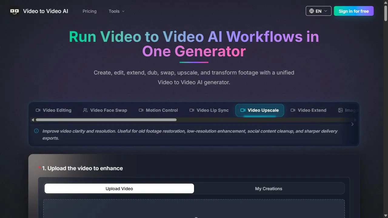 Video to Video AI screenshot 1
