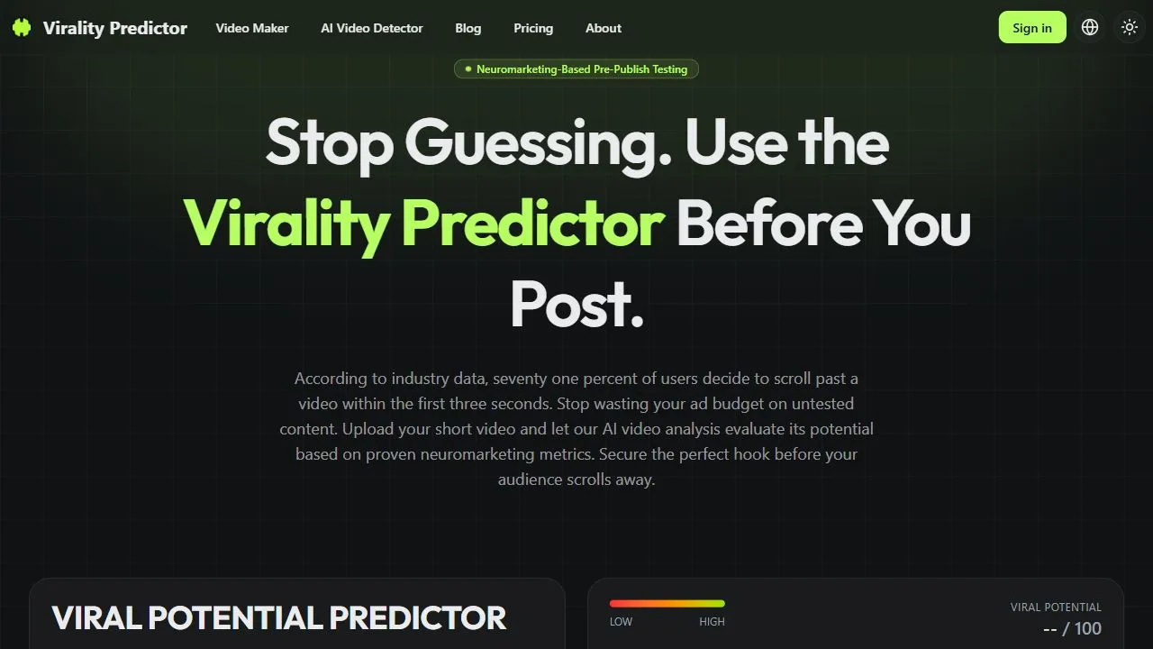 Virality Predictor 1