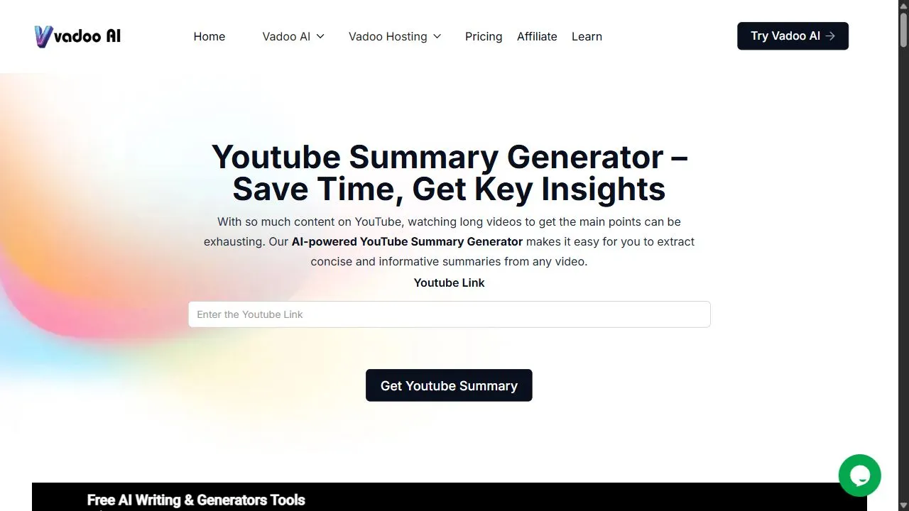Youtube Summary Generator 1