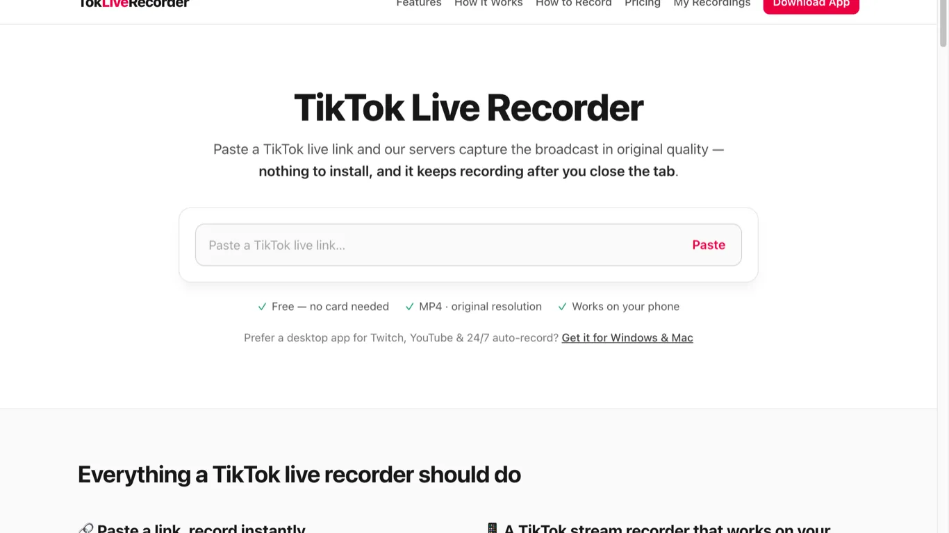 Tok Live Recorder 1